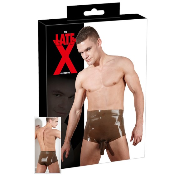SLIP PER UOMO IN LATEX CON FORMA DEL PENE