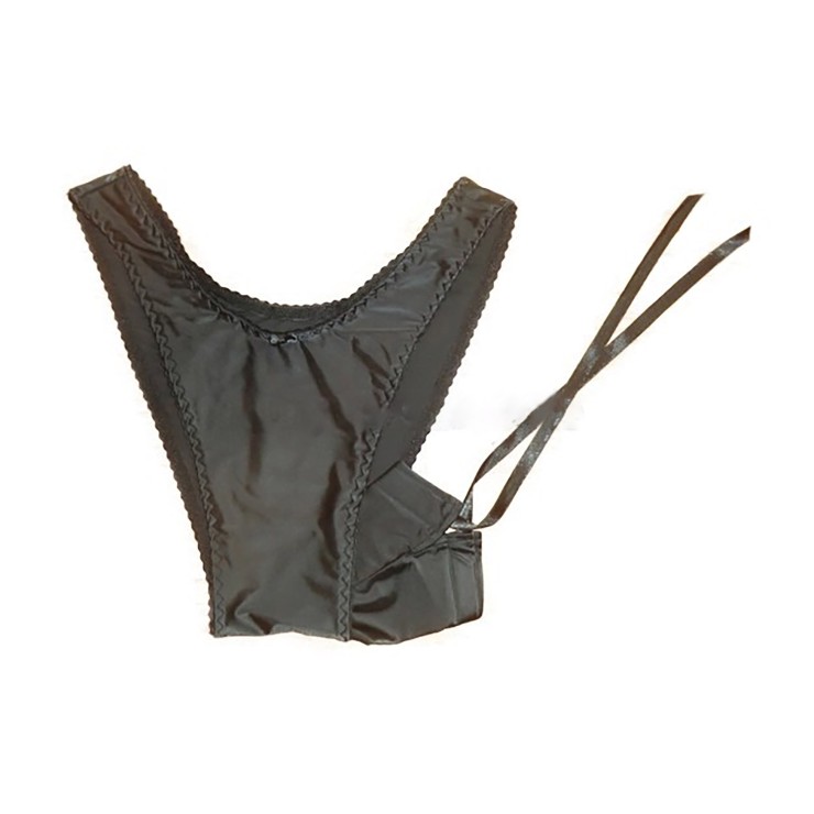 SLIP IN RASO CHE NASCONDERE PENE E TESTICOLI PER TRANS O...