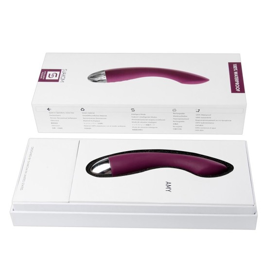 VIBRATORE STIMOLATORE PUNTO G SEX TOY RICARICABILE AMY SVAKOM
