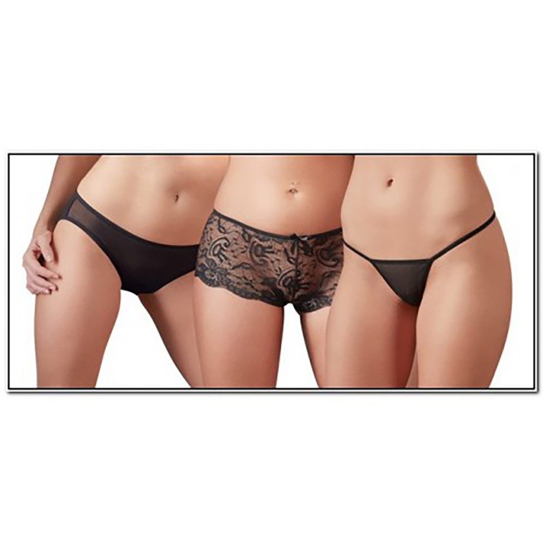 SET INTIMO 1 CULOTTE 1 SLIP APERTO 1 PERIZOMA