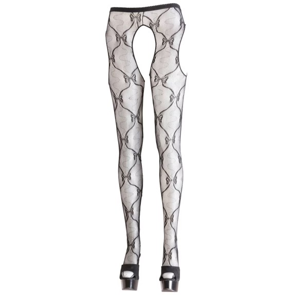 SEXY COLLANT IN MICRO RETE APERTI CON RICAMI
