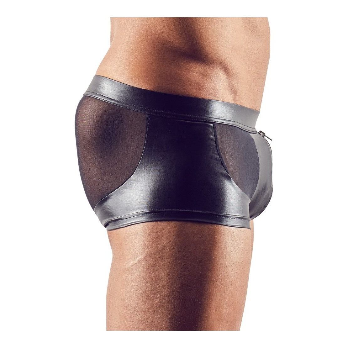 SEXY BOXER PER UOMO IN SPANDEX E MICRO RETE CON...
