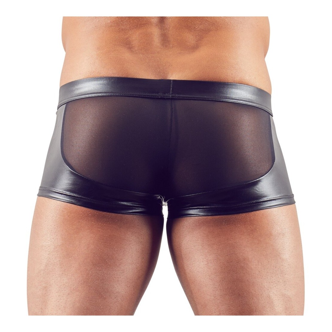 SEXY BOXER PER UOMO IN SPANDEX E MICRO RETE CON...