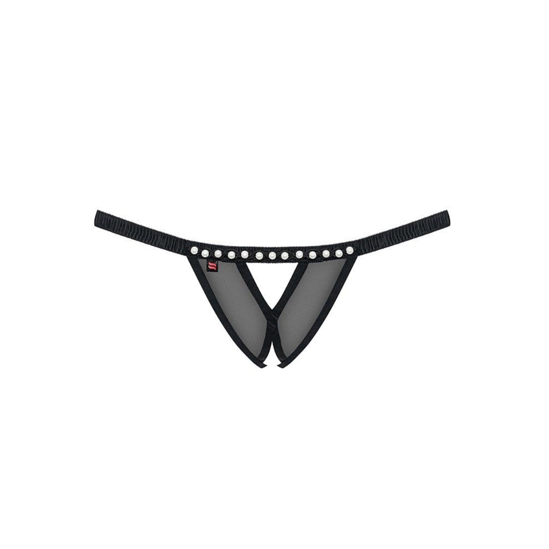 PERIZOMA SEXY APERTO PER DONNA CON PERLE