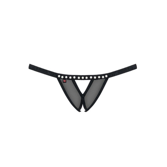 PERIZOMA SEXY APERTO PER DONNA CON PERLE