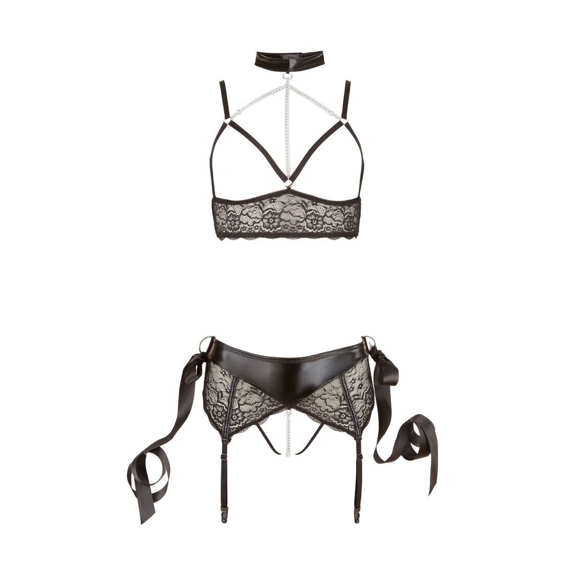 SEXY COMPLETO INTIMO APERTO BONDAGE CON LACCI E...