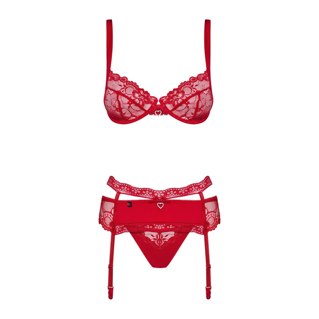 COMPLETINO INTIMO SEXY PER DONNA SET TRE PEZZI...