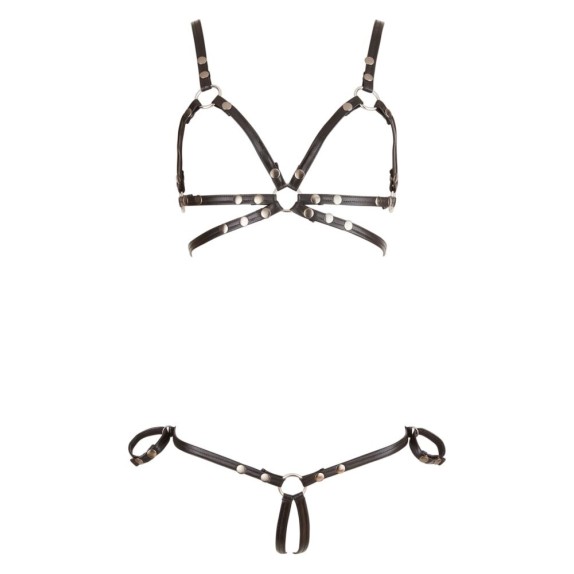 COMPLETO INTIMO SEXY APERTO CON CINGHIE BONDAGE