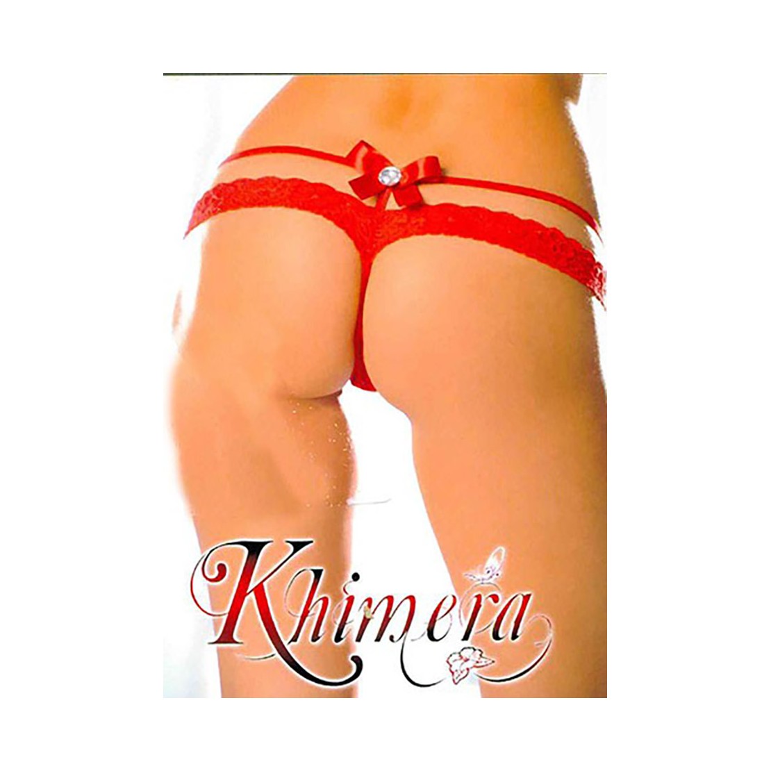 STRING SEXY PER DONNA CON FIOCCO E FASCIA IN PIZZO