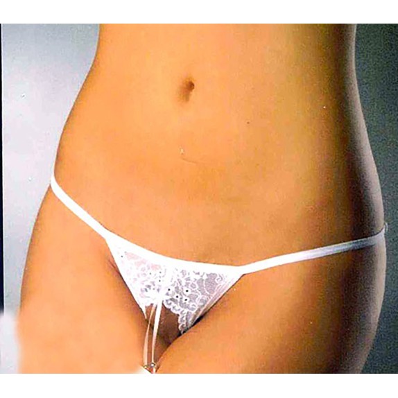 MINI PERIZOMA SEXY APERTO  CON PERLINE