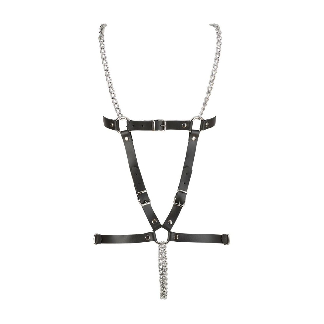 BODY IN PELLE SEXY HARNESS PER DONNA APERTO SUL...