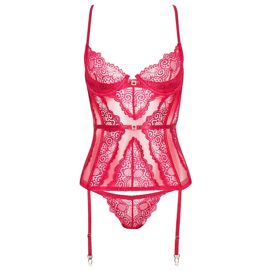 SEXY GUEPIERE PER DONNA RAVENNA IN PIZZO E...