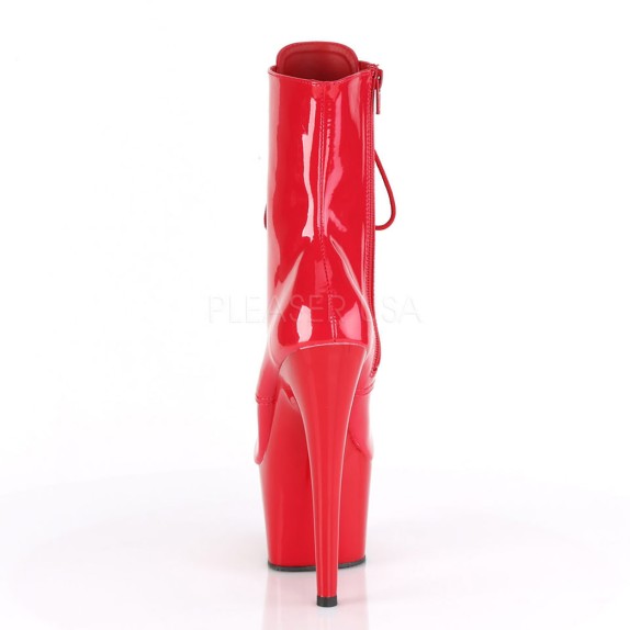 STIVALETTI SEXY PER DONNA IN VERNICE ROSSA ADORE PLEASER