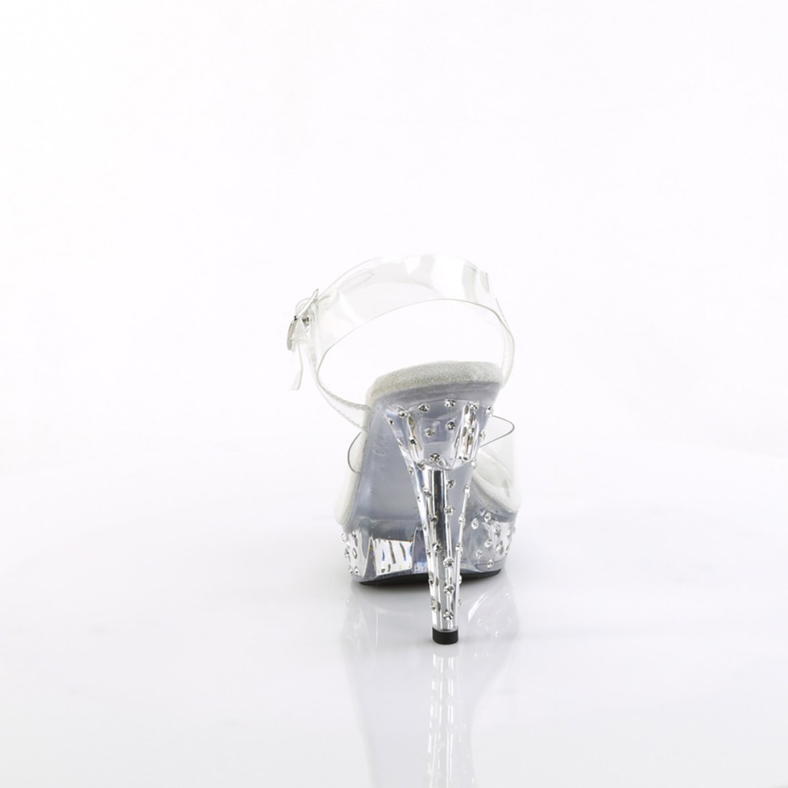 SANDALO SEXY PER DONNA TACCO 12 cm CON STRASS...