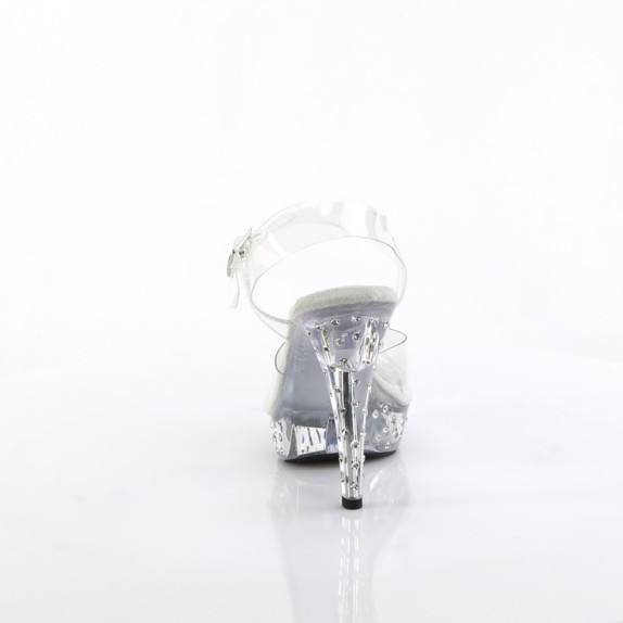 SANDALO SEXY PER DONNA TACCO 12 cm CON STRASS COCKTAIL FABULICIOUS