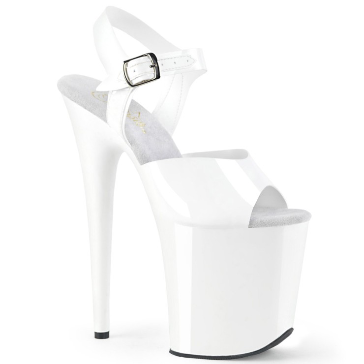 SCARPE SEXY DONNA CON CINTURINO TACCO 20 cm JELLY...