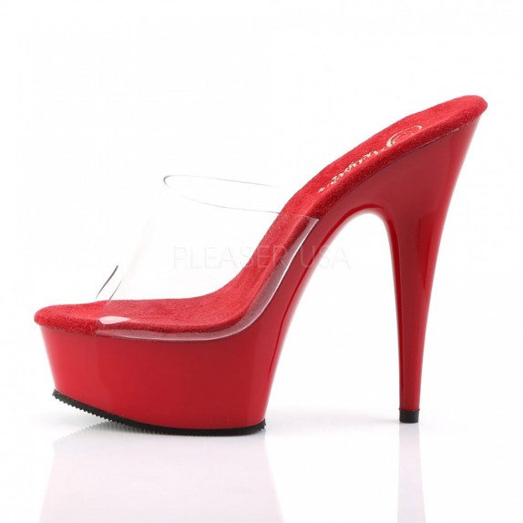 SANDALI SEXY PER DONNA TACCO 15 cm ROSSI DELIGHT PLEASER