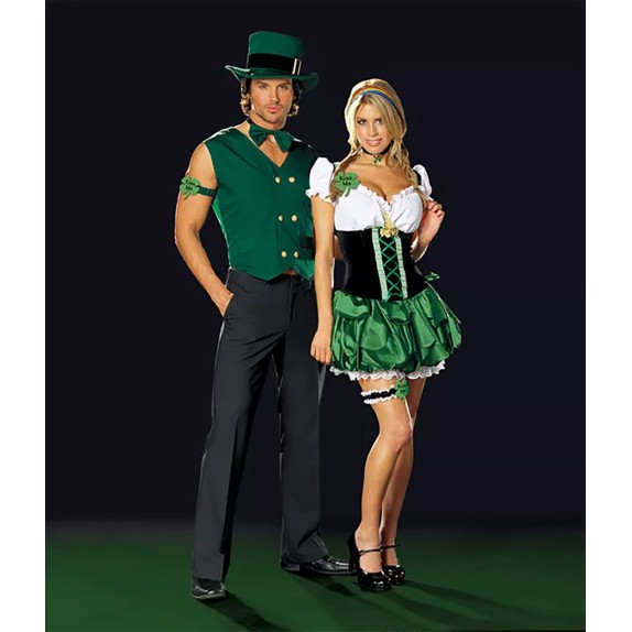COSTUME DEA DELLA FORTUNA CON QUADRIFOGLIO