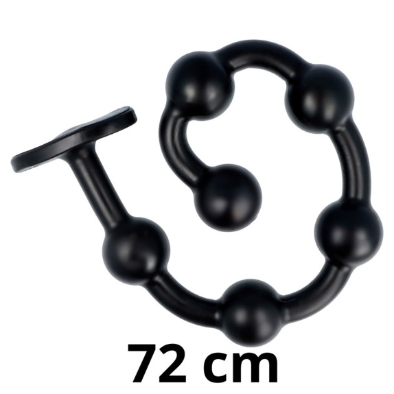 PALLINE ANALI MEDIE DIMENSIONI IN SILICONE LUNGHE 72 CM VIRGITE