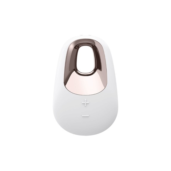 STIMOLATORE DI CLITORIDE CON FORTI VIBRAZIONI USB WHITE TEMPTATION