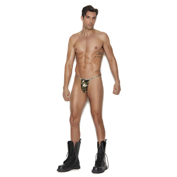 COSTUME MARE SEXY PER UOMO PERIZOMA CON STAMPA MILITARE...