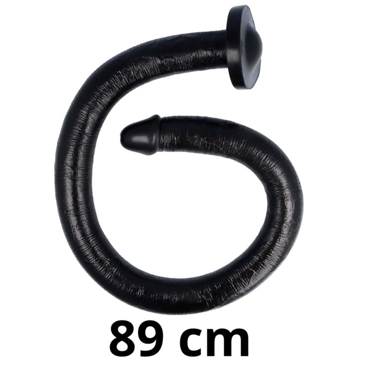 FALLO LUNGO 89 CM SEX TOY IN SILICONE LIQUIDO PER...