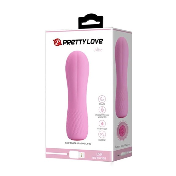 VIBRATORE INTERNO VAGINALE CON 12 FUNZIONI E RICARICABILE