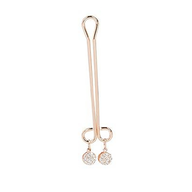 GIOIELLO PINZETTA PER VAGINA E LABBRA CON BRILLANTINI...