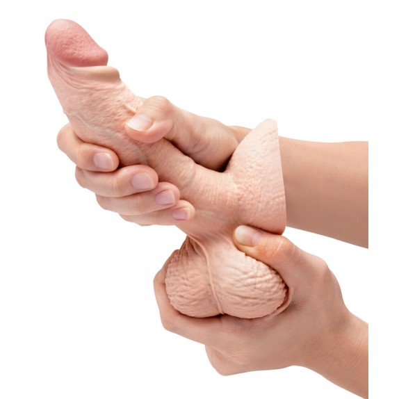FALLO SUPER REALISTICO DILDO MORBIDO CON DETTAGLI MISURE 15,4 CM & 17,8 CM