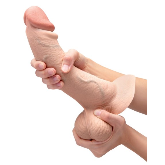 FALLO IPER REALISTICO DILDO MORBIDO CON DETTAGLI MISURE 22,3 CM & 25 CM