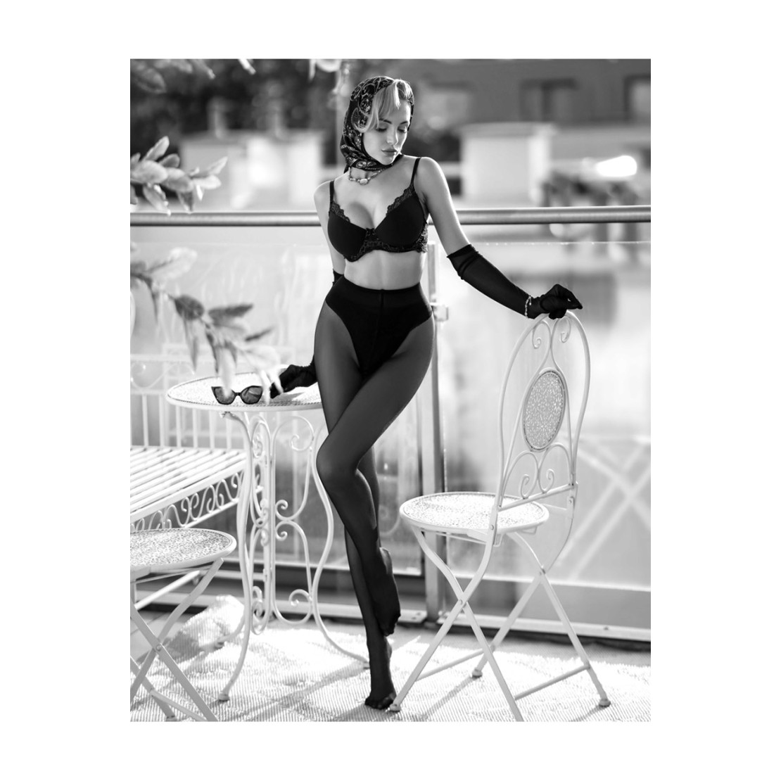 COLLANT SEXY PER DONNA APERTI CON RICAMI...