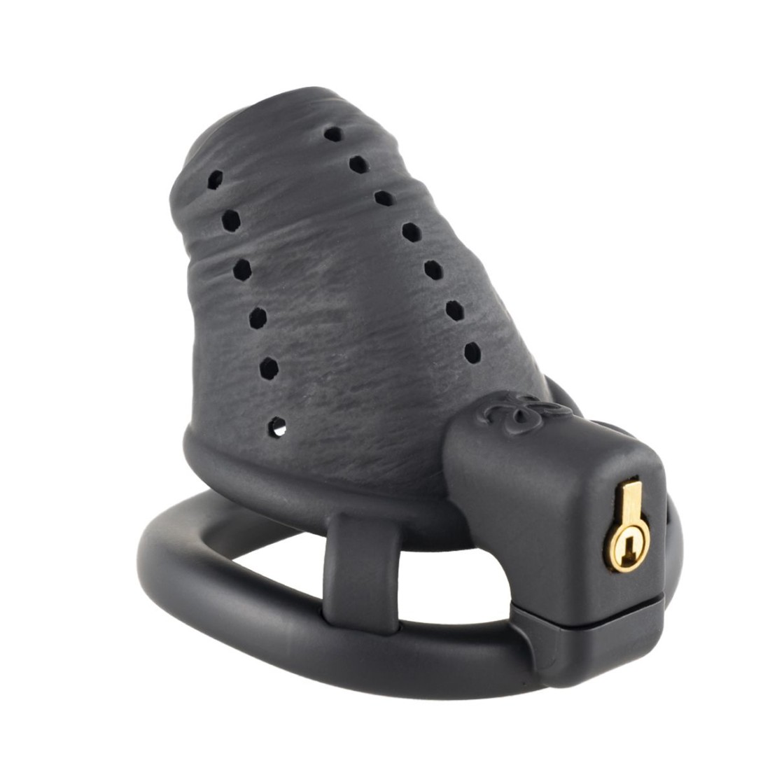 CINTURA DI CASTITÀ PER UOMO CORTA CON FORO...