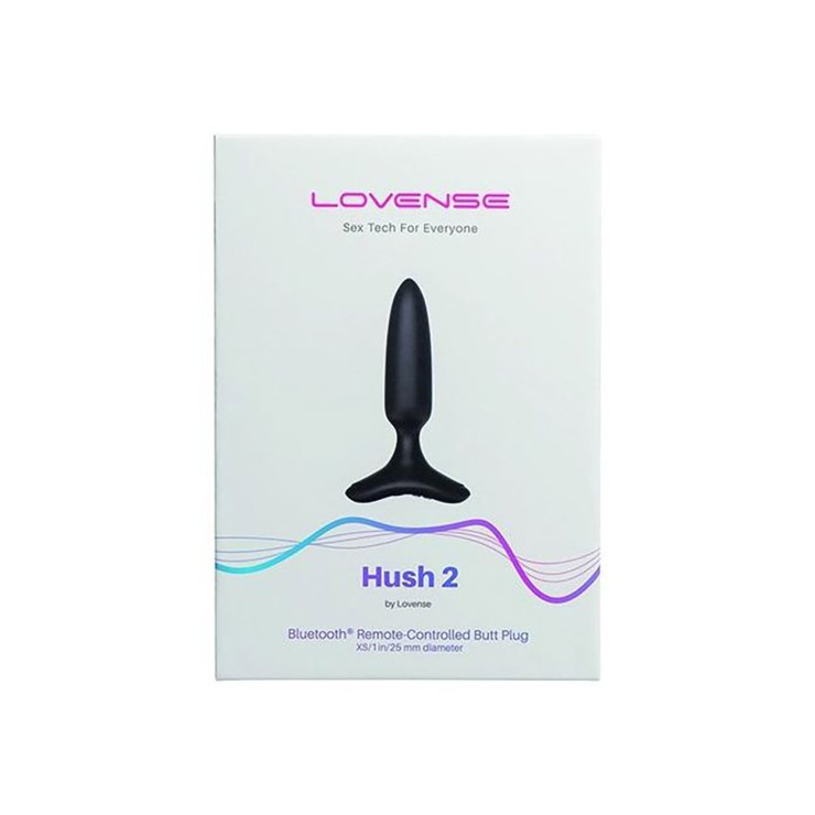 HUSH 2 XS LOVENSE PLUG ANALE CON APP DIAMETRO 2,5 CM