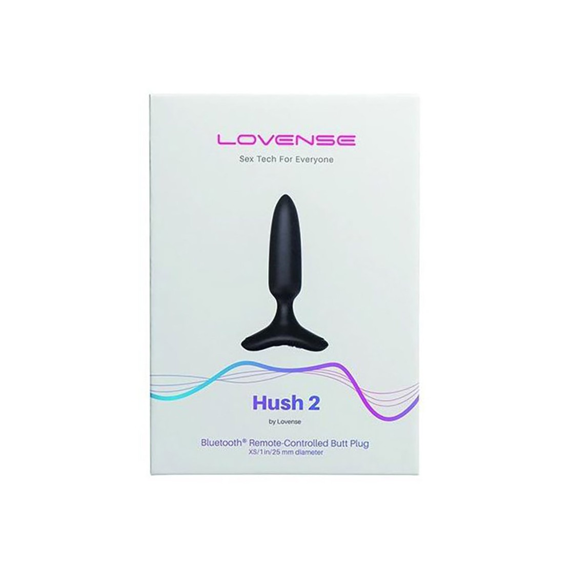 HUSH 2 XS LOVENSE PLUG ANALE CON APP DIAMETRO...