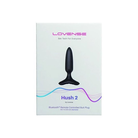 HUSH 2 XS LOVENSE PLUG ANALE CON APP DIAMETRO 2,5 CM