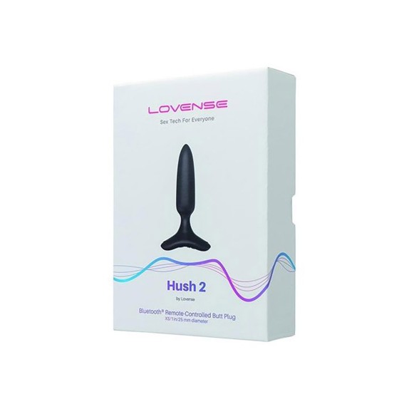 HUSH 2 XS LOVENSE PLUG ANALE CON APP DIAMETRO 2,5 CM