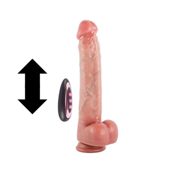 FALLO REALISTICO CON MOVIMENTO A SPINTA WIRELESS KING SIZED 10,2"