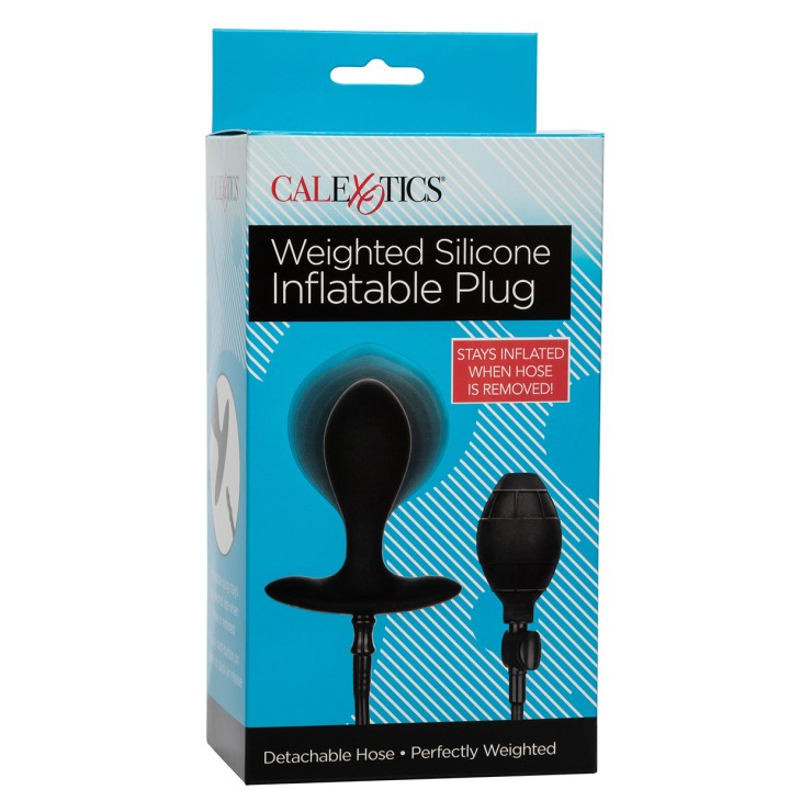 PLUG ANALE GONFIABILE CON PESETTO AUTOVIBRANTE E TUBO...