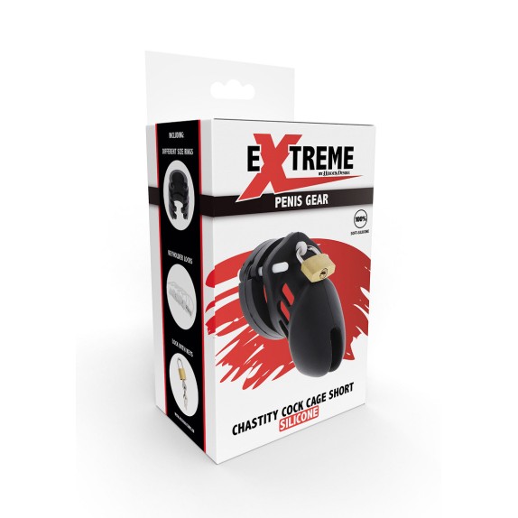 copy of CINTURA DI CASTITA' PER UOMO SEX TOY IN SILICONE NERO EXTREME PENIS GEAR