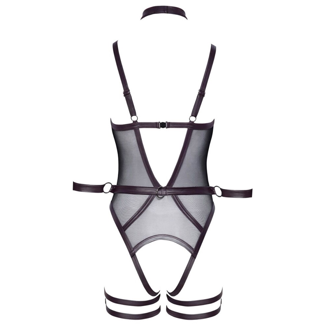 BODY APERTO HARNESS SEXY PER DONNA SET...