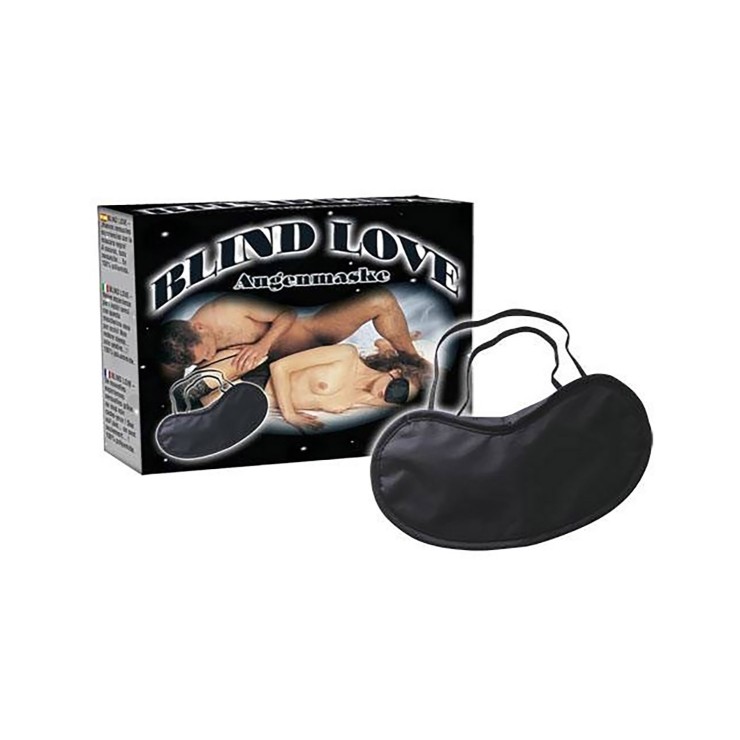 BENDA NERA PER OCCHI BLIND LOVE