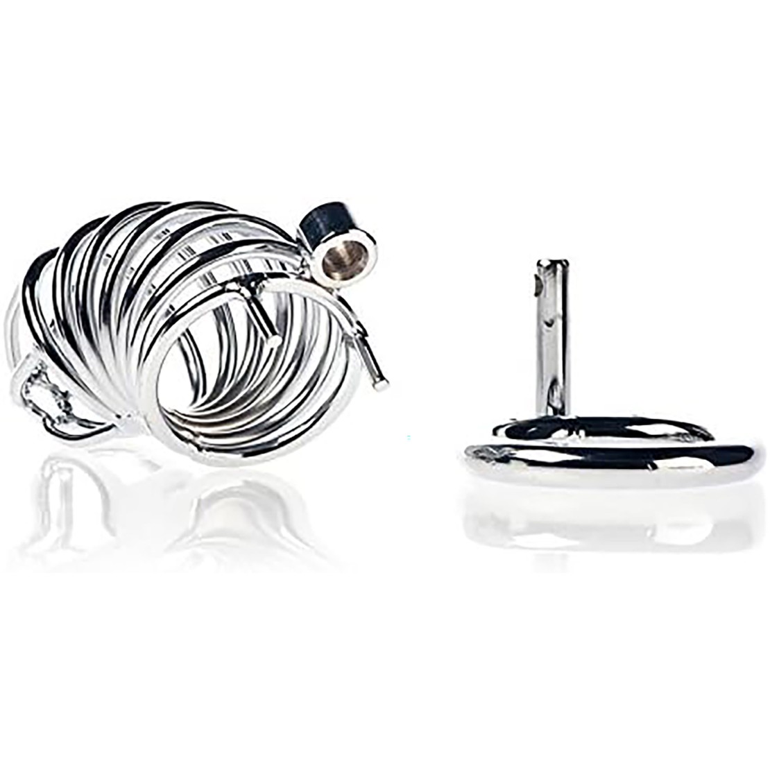 GABBIA CINTURA DI CASTITA' PER UOMO SEX TOY SPIRAL