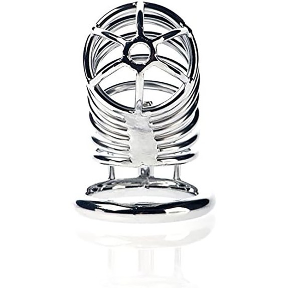GABBIA CINTURA DI CASTITA' PER UOMO SEX TOY SPIRAL