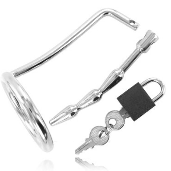 CINTURA CASTITÀ CON PLUG HUMPED COCK TRAP