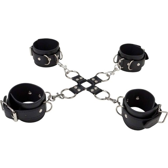 LEATHER HAND AND LEG CUFFS