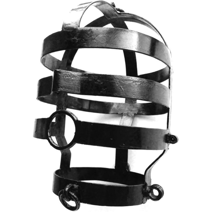MASCHERA SADOMASO KIOTOS IN ACCIAIO INOSSIDABILE