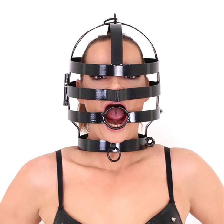 MASCHERA SADOMASO KIOTOS IN ACCIAIO INOSSIDABILE 2