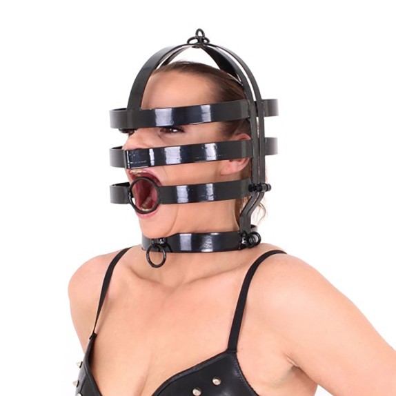 MASCHERA SADOMASO KIOTOS IN ACCIAIO INOSSIDABILE