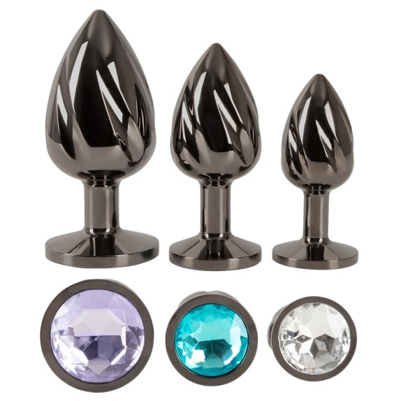 copy of SET 3 PLUG ANALE CON GIOIELLO CON DESIGN A SPIRALE ANOS