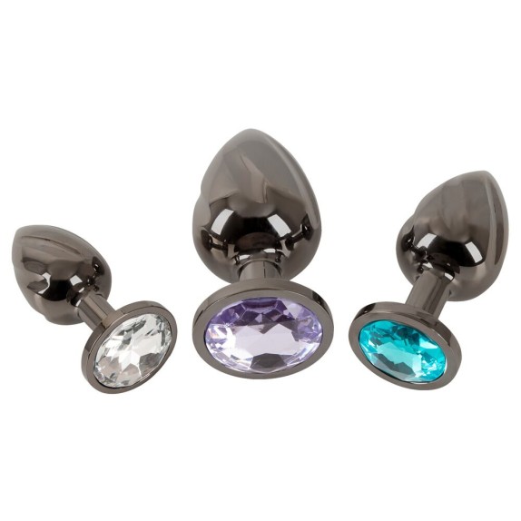 copy of SET 3 PLUG ANALE CON GIOIELLO CON DESIGN A SPIRALE ANOS